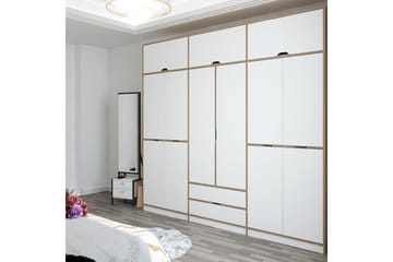 Munna Garderob 277x253 cm - Vit - Förvaring - Garderober & garderobssystem