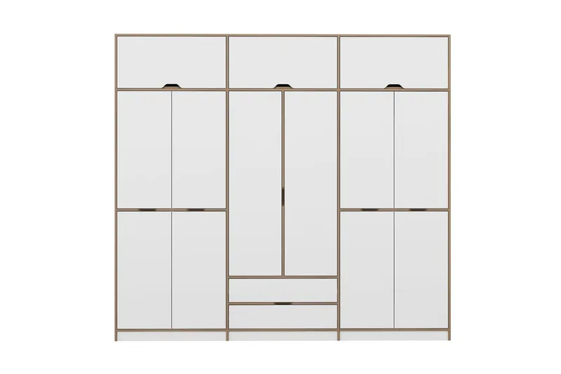 Munna Garderob 277x253 cm, Vit