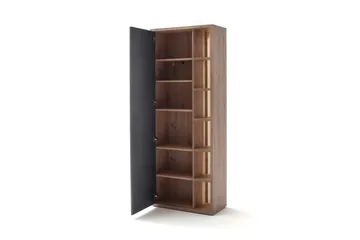 Nacimento garderob 37x76 cm - Grå/Natur - Förvaring - Garderober & garderobssystem