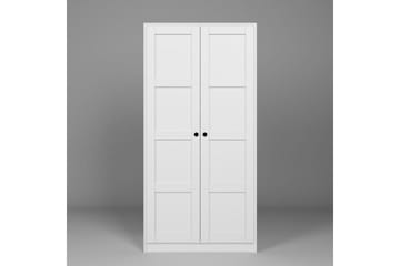 Nagouri Garderob 94x190 cm - Vit - Förvaring - Garderober & garderobssystem