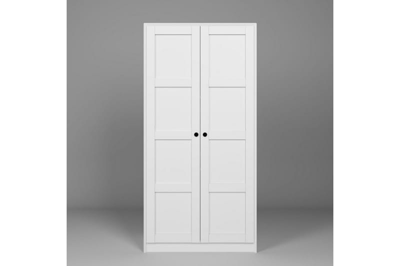 Nagouri Garderob 94x190 cm - Vit - Förvaring - Garderober & garderobssystem