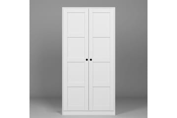 Nagouri Garderob 94x190 cm - Vit - Förvaring - Garderober & garderobssystem