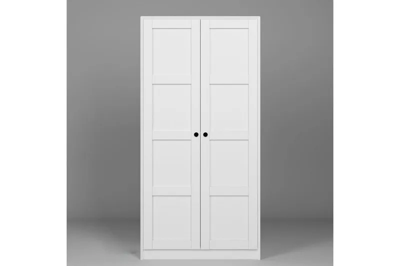 Nagouri Garderob 94x190 cm - Vit - Förvaring - Garderober & garderobssystem