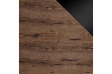 Najera Garderob 150 cm - Ek/Svart Högglans - Förvaring - Garderober & garderobssystem