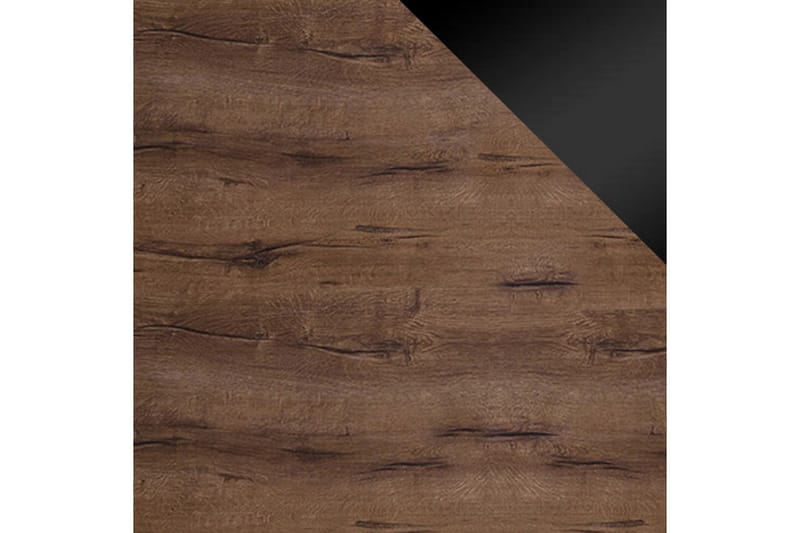 Najera Garderob 150 cm - Ek/Svart Högglans - Förvaring - Garderober & garderobssystem