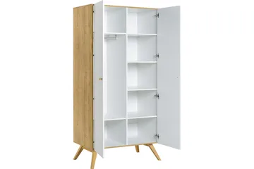 Nature Garderob Vit/Natur - Vit/Trä/natur - Förvaring - Garderober & garderobssystem