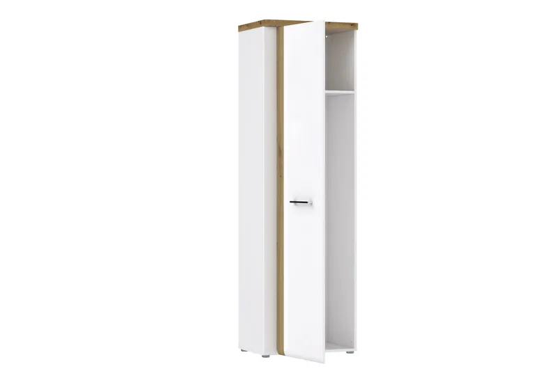 Nessebar Garderob 44x61 cm - Vit/Brun - Förvaring - Garderober & garderobssystem
