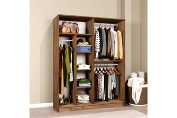 Olera Garderob 140x180 cm - Natur - Förvaring - Garderober & garderobssystem