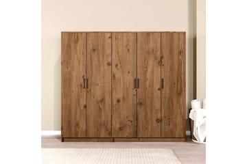 Olera Garderob 200x180 cm - Natur - Förvaring - Garderober & garderobssystem