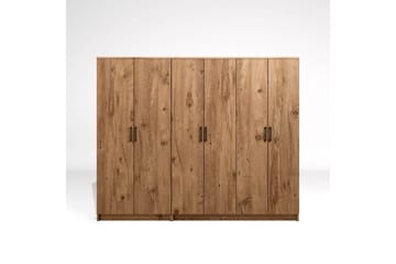 Olera Garderob 220 cm i Ljust Trä - Natur - Förvaring - Garderober & garderobssystem