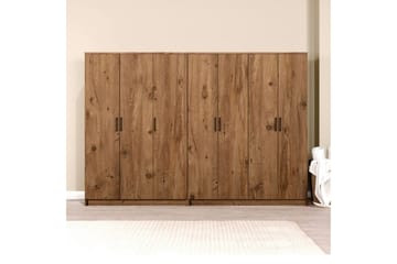 Olera Garderob 280x180 cm - Natur - Förvaring - Garderober & garderobssystem