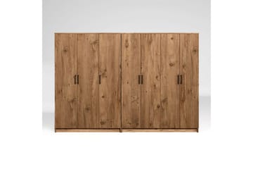 Olera Garderob 280x180 cm - Natur - Förvaring - Garderober & garderobssystem