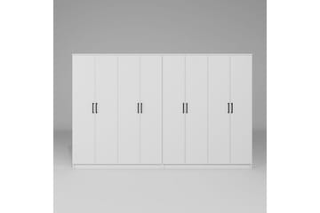 Olera Garderob 280x180 cm - Vit - Förvaring - Garderober & garderobssystem