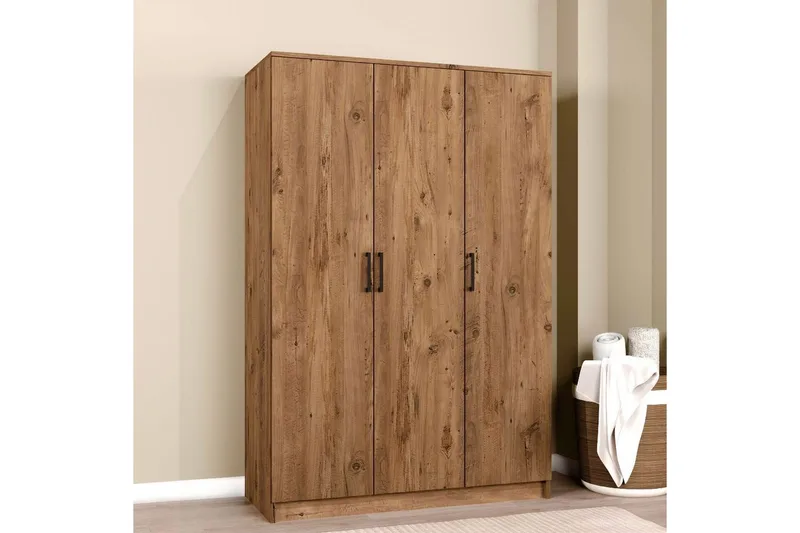 Olera Garderobsskåp 120x180 cm - Natur - Förvaring - Garderober & garderobssystem - Garderobsskåp