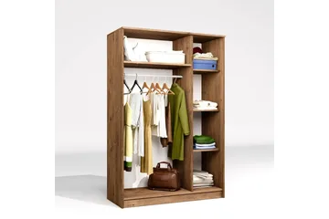 Olera Garderobsskåp 120x180 cm - Natur - Förvaring - Garderober & garderobssystem