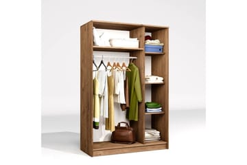 Olera Garderobsskåp 120x180 cm - Natur - Förvaring - Garderober & garderobssystem - Garderobsskåp