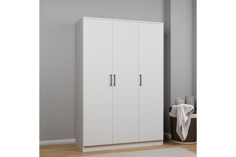 Olera Garderobsskåp 120x180 cm - Vit - Förvaring - Garderober & garderobssystem - Garderobsskåp