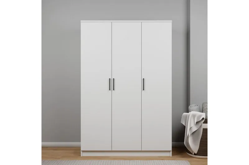 Olera Garderobsskåp 120x180 cm - Vit - Förvaring - Garderober & garderobssystem - Garderobsskåp