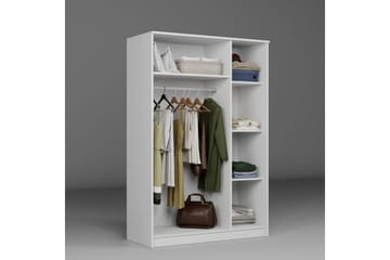 Olera Garderobsskåp 120x180 cm - Vit - Förvaring - Garderober & garderobssystem - Garderobsskåp