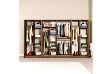 Olera Garderobsskåp 300x180 cm - Natur - Förvaring - Garderober & garderobssystem - Garderobsskåp