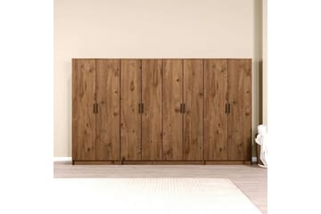 Olera Garderobsskåp 300x180 cm - Natur - Förvaring - Garderober & garderobssystem