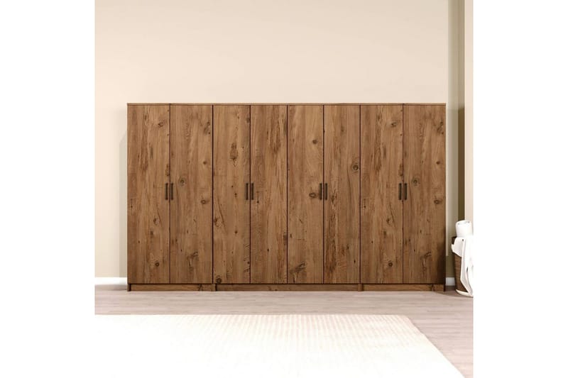 Olera Garderobsskåp 300x180 cm - Natur - Förvaring - Garderober & garderobssystem