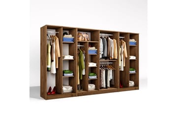 Olera Garderobsskåp 300x180 cm - Natur - Förvaring - Garderober & garderobssystem