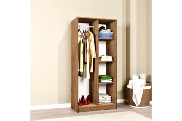 Olera Garderobsskåp 80x180 cm - Natur - Förvaring - Garderober & garderobssystem - Garderobsskåp