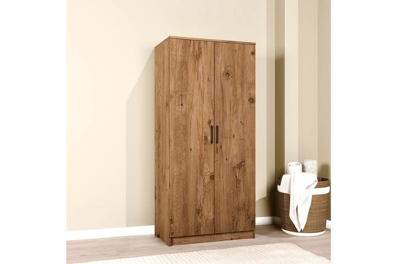 Olera Garderobsskåp 80x180 cm - Natur - Förvaring - Garderober & garderobssystem