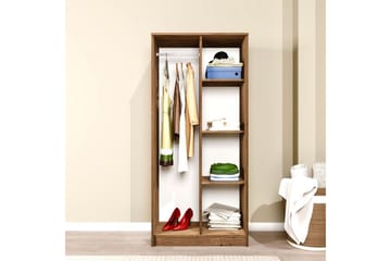 Olera Garderobsskåp 80x180 cm - Natur - Förvaring - Garderober & garderobssystem