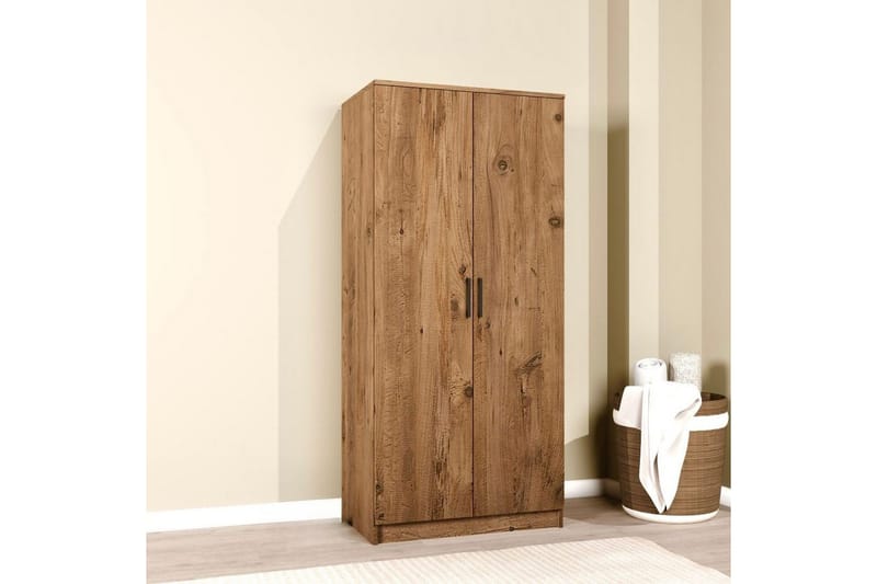 Olera Garderobsskåp 80x180 cm - Natur - Förvaring - Garderober & garderobssystem - Garderobsskåp