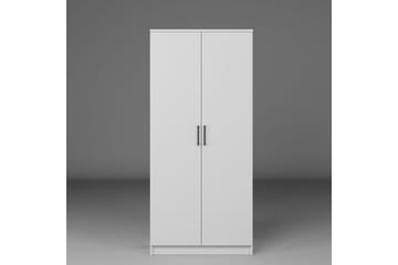 Olera Garderobsskåp 80x180 cm - Vit - Förvaring - Garderober & garderobssystem - Garderobsskåp