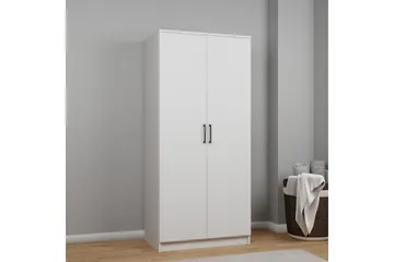 Olera Garderobsskåp 80x180 cm - Vit - Förvaring - Garderober & garderobssystem - Garderobsskåp