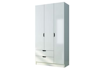 Omrin Garderob 90x180 cm - Matt Vit - Förvaring - Garderober & garderobssystem