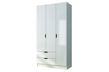 Omrin Garderob 90x180 cm - Matt Vit - Förvaring - Garderober & garderobssystem