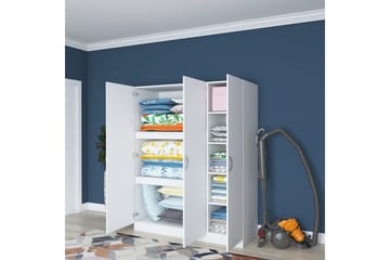 Ostin Garderob 55x145 cm - Vit - Förvaring - Garderober & garderobssystem