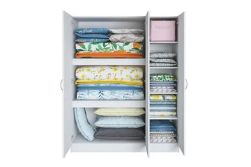 Ostin Garderob 55x145 cm - Vit - Förvaring - Garderober & garderobssystem