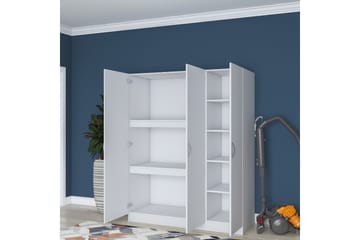 Ostin Garderob 55x145 cm - Vit - Förvaring - Garderober & garderobssystem