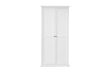 Paris Garderob 96 cm 2 Dörrar - Vit - Förvaring - Garderober & garderobssystem