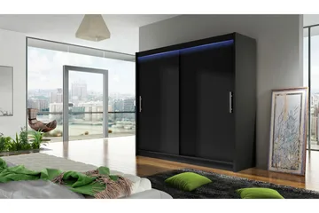 Prag Garderob 180x57x215 cm - Vit - Förvaring - Garderober & garderobssystem