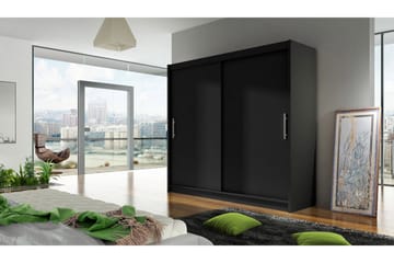 Prag Garderob Skjutdörrar - Svart - Förvaring - Garderober & garderobssystem