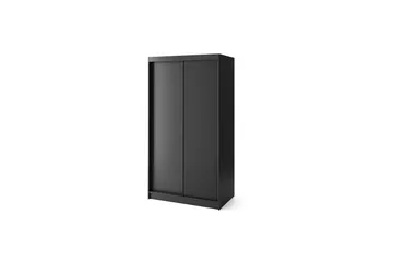 Prescco Garderob 120x220 cm - Svart - Förvaring - Garderober & garderobssystem