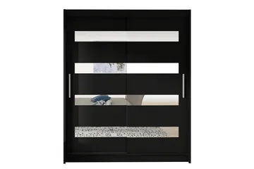 Presto Garderob 58x150 cm - Svart - Förvaring - Garderober & garderobssystem