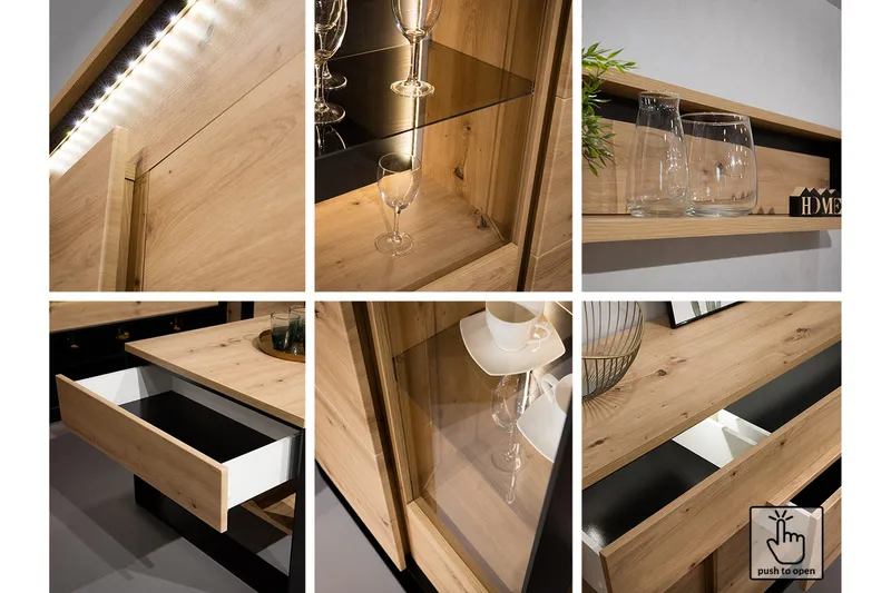 Quant Garderob 41x60 cm - Ek/Svart - Förvaring - Garderober & garderobssystem