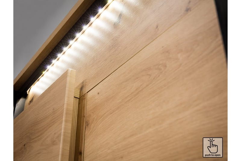 Quant Garderob 50x95 cm - Ek/Svart - Förvaring - Garderober & garderobssystem