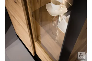 Quant Garderob 50x95 cm - Ek/Svart - Förvaring - Garderober & garderobssystem