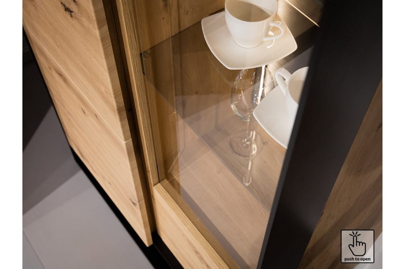 Quant Garderob 50x95 cm - Ek/Svart - Förvaring - Garderober & garderobssystem