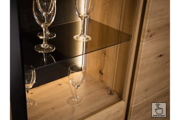 Quant Garderob 50x95 cm - Ek/Svart - Förvaring - Garderober & garderobssystem