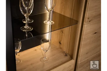 Quant Garderob 50x95 cm - Ek/Svart - Förvaring - Garderober & garderobssystem