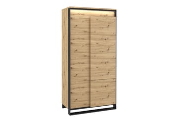 Quant Garderob 50x95 cm - Ek/Svart - Förvaring - Garderober & garderobssystem